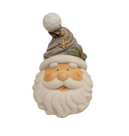 Damn Kerstman hoofd met licht