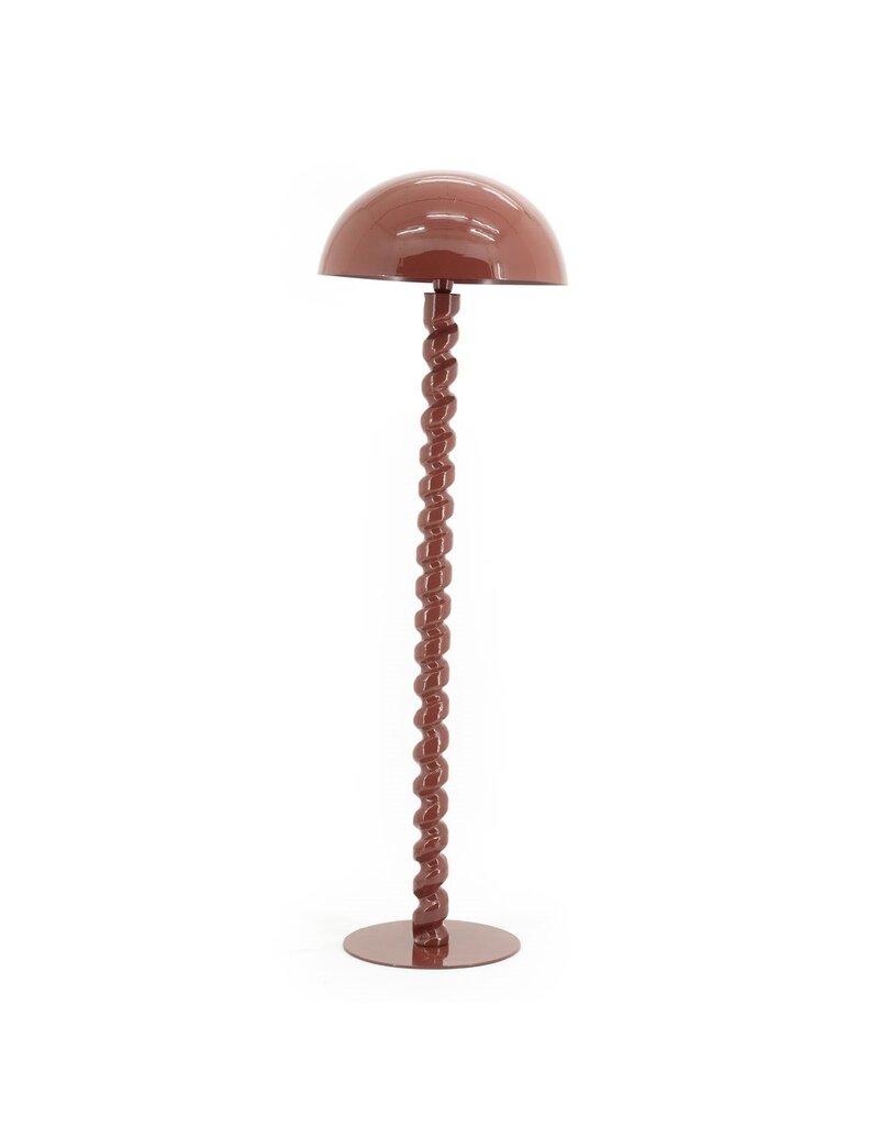 Damn Floor lamp Luox - coral red