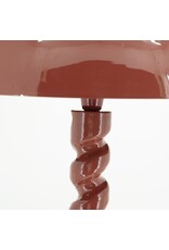 Damn Floor lamp Luox - coral red
