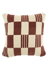 Damn Pillow Twist 45x45 cm - burgundy