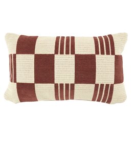Damn Pillow Twist 35x55 cm - burgundy