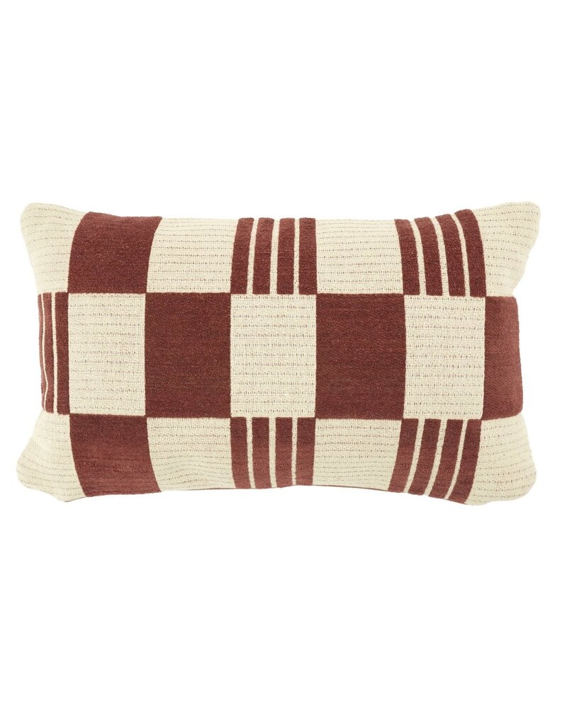 Damn Pillow Twist 35x55 cm - burgundy