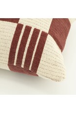 Damn Pillow Twist 35x55 cm - burgundy