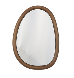 Damn Organische spiegel houten lijst 29,5x39,5cm