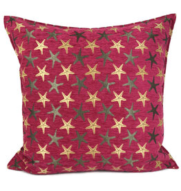 Damn Starfish turqoise kussenhoes ± 45x45cm