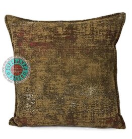 Damn Throw pillow industrial ocher 40 x 40 - Copy - Copy - Copy