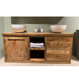 Damn Benoa bathroom cabinet with door and drawers 180