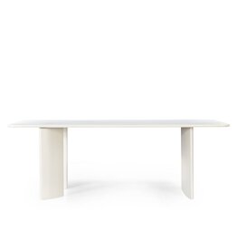 Damn Dining table Jade Rectangle Off White 220