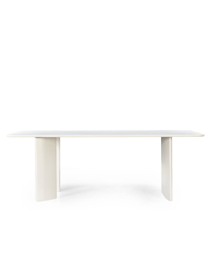 Damn Eettafel Jade Rechthoek Off White 220