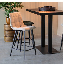 Damn LABEL51 Barkruk Jelt - Naturel - Boucle - Laag