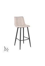 Damn LABEL51 Barkruk Jelt - Naturel - Boucle - Hoog