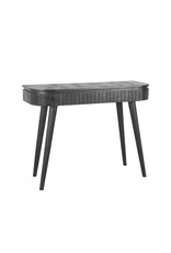 Damn LABEL51 Bureau Nils - Zwart - Mangohout - 100 cm