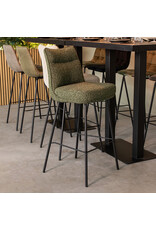 Damn LABEL51 Eetkamerstoel Lennon - Forest - Royal Boucle - Hoog