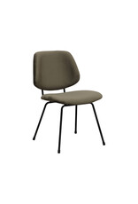 Damn LABEL51 Eetkamerstoel Bello - Hunter - Fluweel - Zwart Metalen Frame