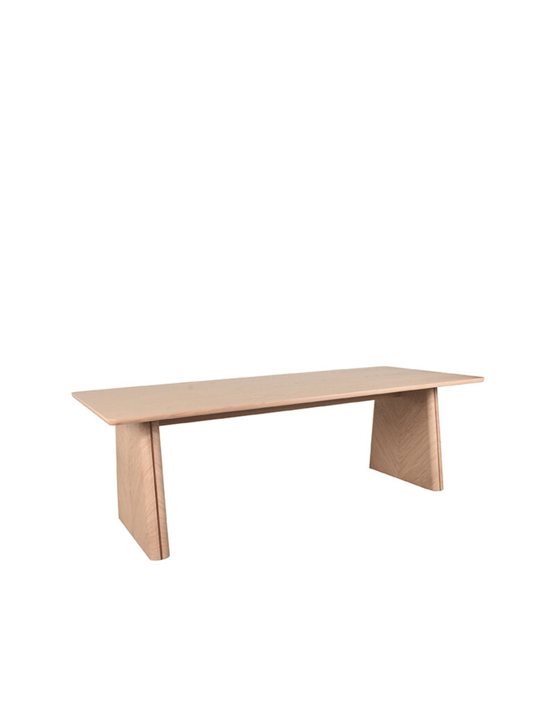 Damn LABEL51 Eetkamertafel Jule - Naturel - Eiken - 240 cm