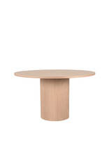 Damn LABEL51 Eetkamertafel Oliva - Naturel - Eiken - 130 cm - Rond