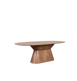 Damn LABEL51 Eetkamertafel Jagger - Nature Smooth - Mangohout - 200 cm - Ovaal