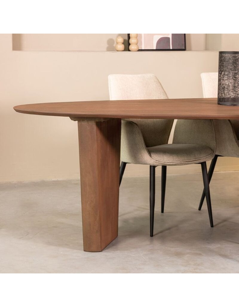 Damn LABEL51 Eetkamertafel Wow - Nature Smooth - Mangohout - 240 cm