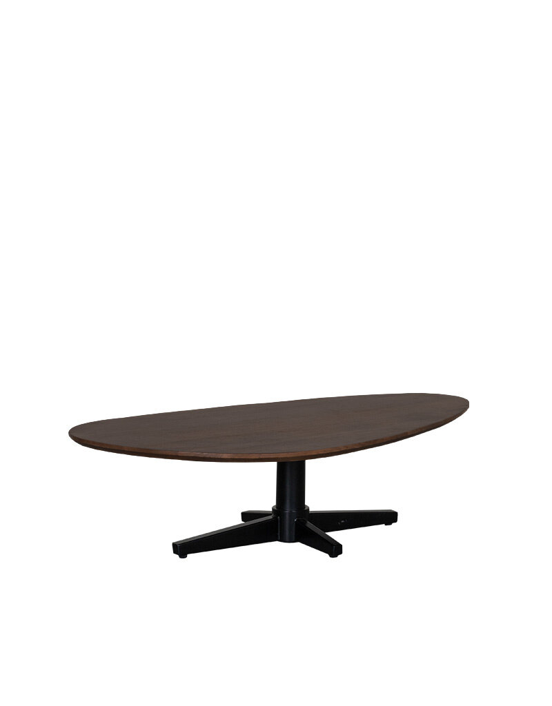 Damn LABEL51 Eetkamertafel Rosie - Espresso - Mangohout - 140 cm