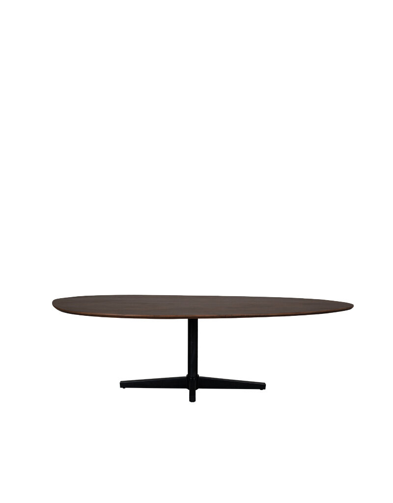 Damn LABEL51 Eetkamertafel Rosie - Espresso - Mangohout - 260 cm - Organisch