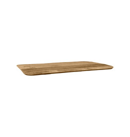 Damn LABEL51 Eetkamertafel Tafelblad Sloppy Edge - Naturel - Mangohout - 120 cm Sloppy