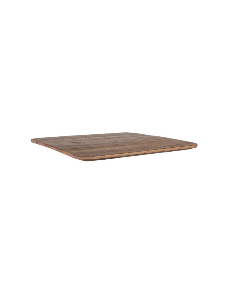 Damn LABEL51 Eetkamertafel Tafelblad Sloppy Edge - Nature Smooth - Mangohout - 70 cm Sloppy