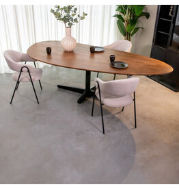 Damn LABEL51 Eetkamertafel Rosie - Nature Smooth - Mangohout - 260cm