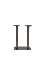 Damn LABEL51 Eetkamertafel Tafelpoot Dubbel - Brons - Metaal - Dubbel - 108 cm