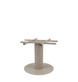 Damn LABEL51 Eetkamertafel Tafelpoot Extra Stable - Taupe - Metaal - 75x75x72 cm