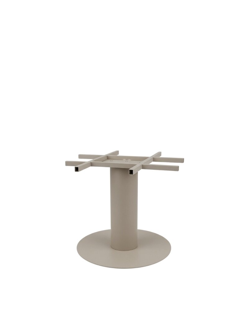 Damn LABEL51 Eetkamertafel Tafelpoot Extra Stable - Taupe - Metaal - 75x75x72 cm