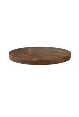 Damn LABEL51 Eetkamertafel Tafelblad Rond - Nature Smooth - Mangohout - 130 cm - Rond Straight