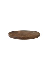 Damn LABEL51 Eetkamertafel Tafelblad Rond - Nature Smooth - Mangohout - 110 cm - Rond Straight