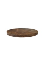 Damn LABEL51 Eetkamertafel Tafelblad Rond - Nature Smooth - Mangohout - 120 cm - Rond Straight