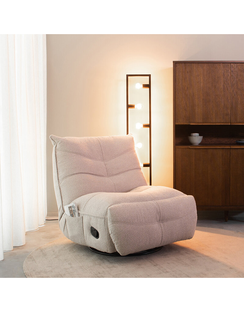 Damn LABEL51 Fauteuil Take It Easy - Naturel - Boucle - One Size