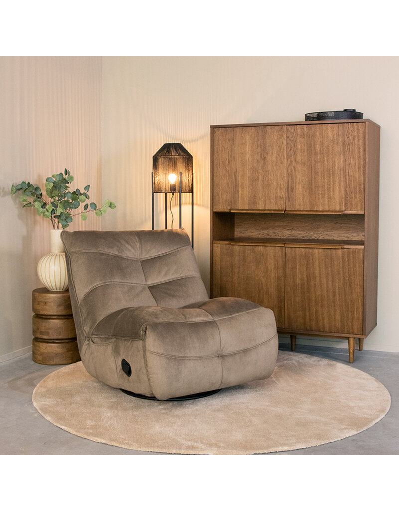 Damn LABEL51 Fauteuil Take It Easy - Taupe - Cosmo - One Size