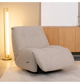Damn LABEL51 Fauteuil Relax and Recharge - Naturel - Royal Boucle - Met Accu