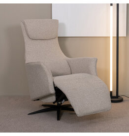 Damn LABEL51 Fauteuil Lund - Naturel - Royal Boucle - 2-Motorig - Met Massagefunctie