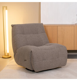 Damn LABEL51 Fauteuil Relax and Recharge - Mushroom - Royal Boucle - Met Accu