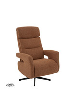 Damn LABEL51 Fauteuil Copenhagen - Coral - Royal Boucle - Manueel Verstelbaar
