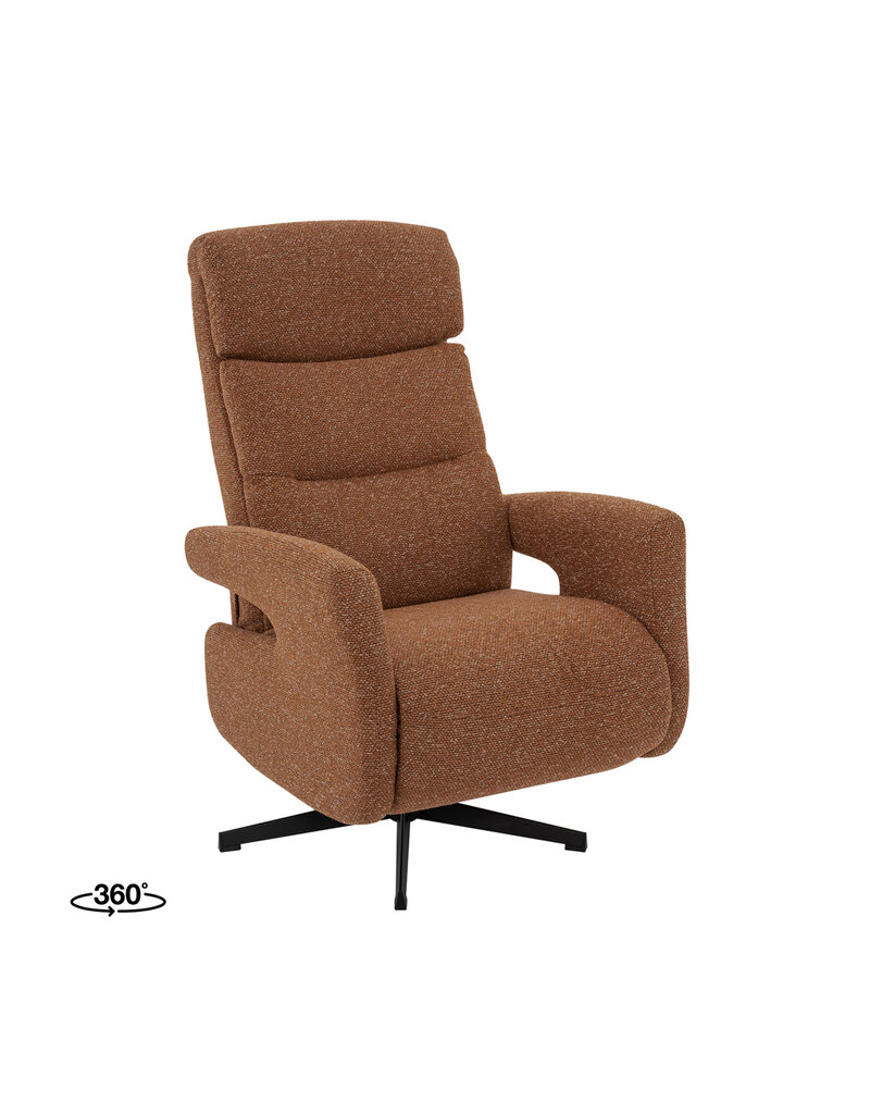 Damn LABEL51 Fauteuil Copenhagen - Coral - Royal Boucle - Manueel Verstelbaar