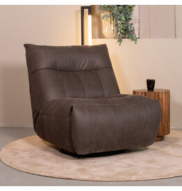 Damn LABEL51 Fauteuil Powernap Station - Antraciet - Micro Suede - One Size