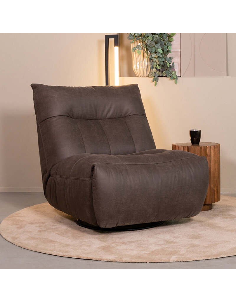 Damn LABEL51 Fauteuil Powernap Station - Antraciet - Micro Suede - One Size