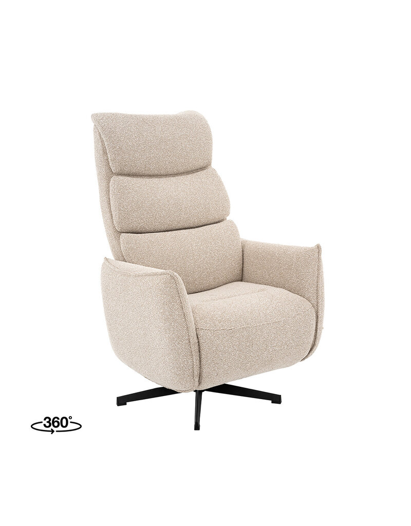 Damn LABEL51 Fauteuil Goteborg - Naturel - Royal Boucle - 2-Motorig