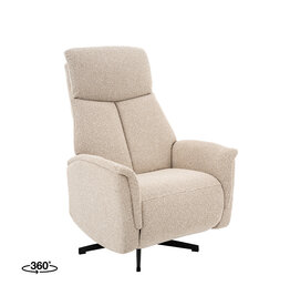 Damn LABEL51 Fauteuil Aarhus - Naturel - Royal Boucle - 2-Motorig