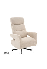 Damn LABEL51 Fauteuil Tampere - Naturel - Royal Boucle - 2-Motorig
