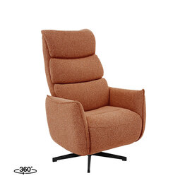 Damn LABEL51 Fauteuil Goteborg - Coral - Royal Boucle - 2-Motorig