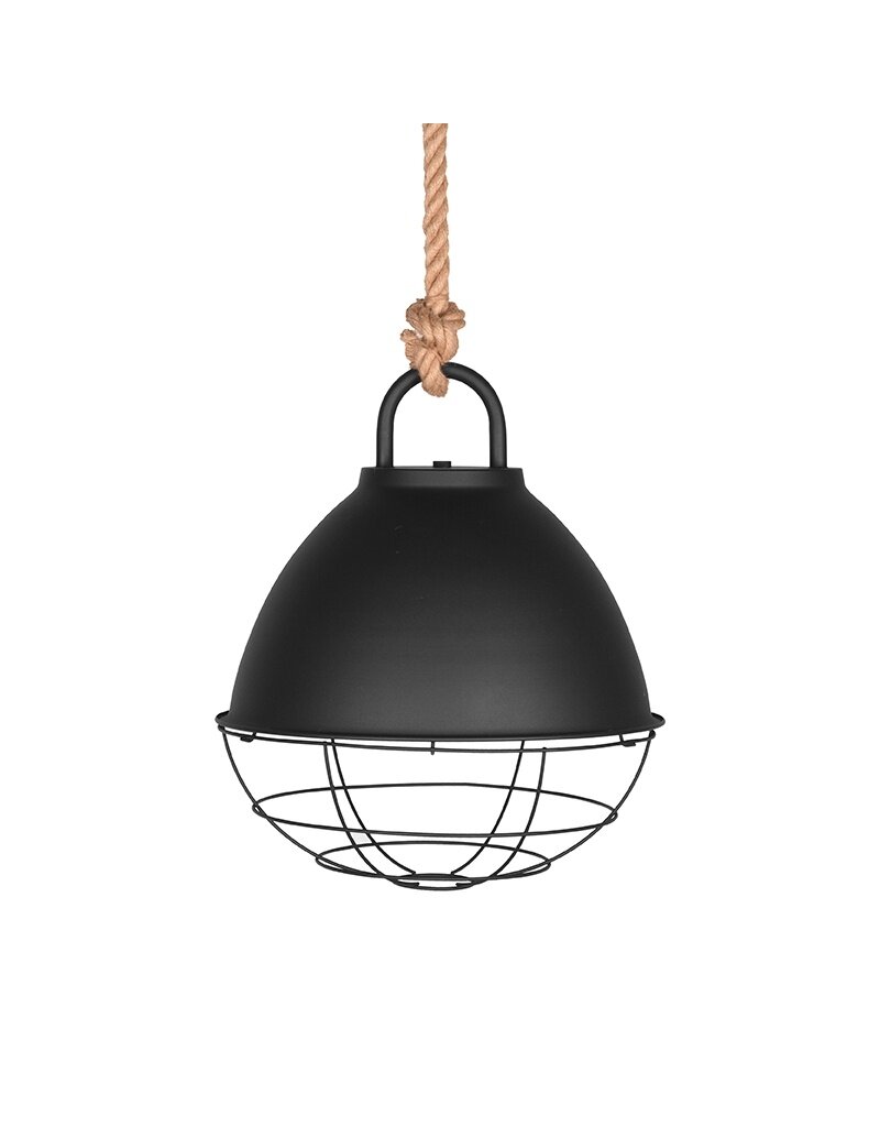 Damn LABEL51 Hanglamp Korf - Zwart - Metaal - M