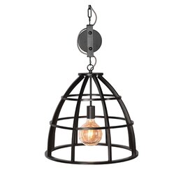 Damn LABEL51 Hanglamp Fuse - Zwart - Metaal - SALE