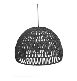 Damn LABEL51 Hanglamp Rope - Zwart - Katoen - M