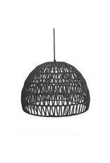 Damn LABEL51 Hanglamp Rope - Zwart - Katoen - L